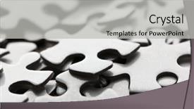  Presentation with closeup of foosball table soccer - Colorful slide set enhanced with puzzles on wooden table closeup backdrop and a  colored foreground