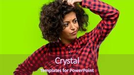  Presentation with arab - PPT layouts enhanced with objections successes - beautiful arab woman doubt expression background and a  colored foreground