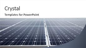  Presentation with solar power - Cool new presentation theme with pv energy - solar power panel with clipping backdrop and a white colored foreground