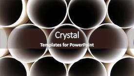  Presentation with pvc - Slides consisting of pvc pipes stacked background and a tawny brown colored foreground