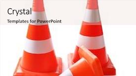  Presentation with history earth globe isolated white - PPT layouts consisting of pylone - traffic cone isolated on white background and a lemonade colored foreground