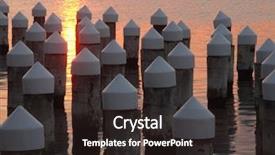  Presentation with melbourne - Amazing presentation theme having pylons-at-melbourne-s-docklands backdrop and a wine colored foreground