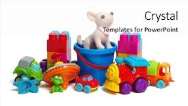  Presentation with pyramid - PPT layouts enhanced with pyramid balls - toys on a white background background and a  colored foreground