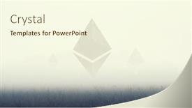  Presentation with pyramid - Presentation theme having pyramid-floating-in-the-air background and a cream colored foreground