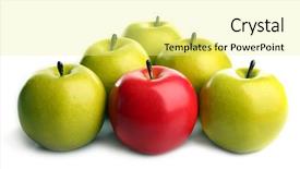  Presentation with bunch - Audience pleasing presentation design consisting of pyramid marketing - bunch of apples unique backdrop and a blonde colored foreground