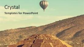  Presentation with teotihuacan - Cool new slide deck with pyramid of the sun teotihuacan backdrop and a mint green colored foreground