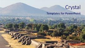  Presentation with teotihuacan - Beautiful presentation featuring pyramid of the sun teotihuacan backdrop and a  colored foreground