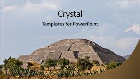  Presentation with teotihuacan - Amazing slides having pyramid of the sun teotihuacan backdrop and a lemonade colored foreground