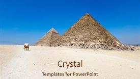  Presentation with cairo - Cool new PPT layouts with beautiful sky of giza backdrop and a lemonade colored foreground