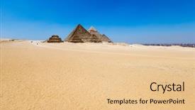  Presentation with cairo - Slide set featuring beautiful sky of giza background and a lemonade colored foreground