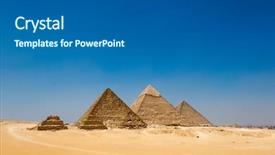  Presentation with ancient egypt - Slide set consisting of giza in cairo egypt background and a gray colored foreground