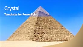  Presentation with cairo - Cool new slides with gizi - pyramids with a beautiful sky backdrop and a cobalt blue colored foreground