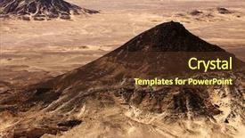  Presentation with sahara - Presentation theme featuring pyrite - black desert in sahara western background and a  colored foreground