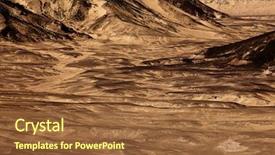  Presentation with sahara - Theme consisting of pyrite - black desert in sahara western background and a tawny brown colored foreground