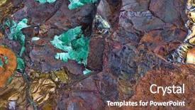  Presentation with extreme weather tropical cyclones - Presentation theme enhanced with pyrite in malachite extreme closeup background and a  colored foreground