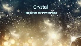  Presentation with new year - Cool new PPT layouts with pyrotechnics - fireworks at new year backdrop and a navy blue colored foreground