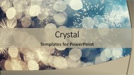  Presentation with magic - Beautiful slides featuring pyrotechnics - magic abstract holiday background backdrop and a mint green colored foreground