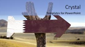 Presentation with qatar - Slides with qatar wooden sign isolated background and a light blue colored foreground