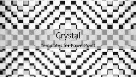  Presentation with black abstract - Slide deck featuring quadratic - black and white abstract squares background and a light gray colored foreground