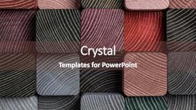  Presentation with mosaic - Presentation theme consisting of quadratic - closeup on wooden art mosaic background and a tawny brown colored foreground