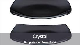  Presentation with clipping - Presentation design featuring quadratic - square black plate isolated background and a  colored foreground