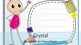  Presentation with notebook - Colorful slide set enhanced with quadrilaterals - illustration of a notebook backdrop and a light blue colored foreground