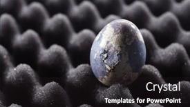  Presentation with egg - Theme enhanced with quail-egg-on-an-egg background and a dark gray colored foreground