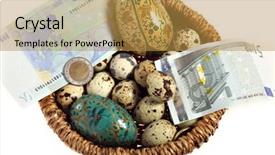  Presentation with everything - PPT layouts consisting of quails and artificial - and euro background and a  colored foreground