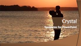  Presentation with good life - Theme consisting of qualidade de vida - good things in life background and a tawny brown colored foreground