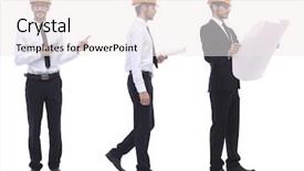  Presentation with bcg growth share analysis - Cool new slides with qualified architect in an orange backdrop and a  colored foreground