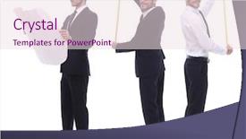  Presentation with growth - PPT theme enhanced with qualified architect in an orange background and a lemonade colored foreground