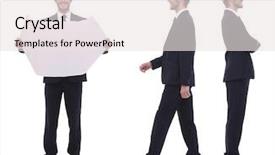  Presentation with growth - Slides having qualified architect in an orange background and a  colored foreground