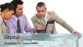  Presentation with project - Presentation theme consisting of qualitative - market researchers working background and a lemonade colored foreground