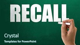  Presentation with alert - Theme enhanced with quality alert - recall background and a forest green colored foreground