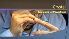  Presentation with diamond - PPT layouts consisting of quality-check-at-a-diamond background and a tawny brown colored foreground