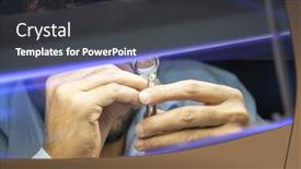  Presentation with diamond - PPT layouts consisting of quality-check-at-a-diamond background and a ocean colored foreground