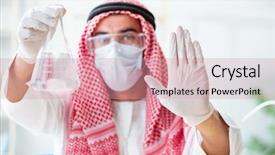  Presentation with water desalination - PPT layouts having quality of drinking water background and a coral colored foreground