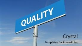  Presentation with sky blue - Presentation having quality signpost over blue sky background and a light blue colored foreground
