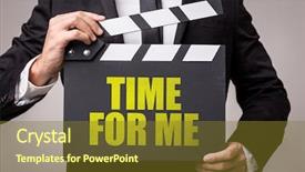  Presentation with work quality - Cool new slides with quality work life - time for me backdrop and a tawny brown colored foreground