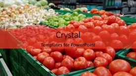  Presentation with hydroponics vegetables hydroponic vegetable - Presentation design consisting of quantity - vegetables inside plastic crates background and a  colored foreground