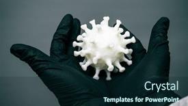  Presentation with covid coronavirus - Audience pleasing presentation theme consisting of quarantine-covid-19-coronavirus backdrop and a wine colored foreground