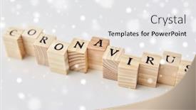  Presentation with epidemic - PPT theme featuring quarantine-epidemic-and-safety-concept background and a white colored foreground