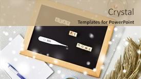  Presentation with epidemic - Audience pleasing slide deck consisting of quarantine-epidemic-and-safety-concept backdrop and a coral colored foreground