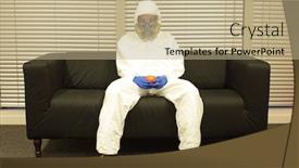  Presentation with food supply chain - Amazing theme having quarantine-food-supply-chain-problems backdrop and a coral colored foreground