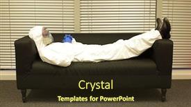  Presentation with professional - Audience pleasing theme consisting of quarantine-home-arrest-professional backdrop and a tawny brown colored foreground