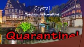  Presentation with france - Cool new theme with quarantine-in-france-traditional-colorful backdrop and a navy blue colored foreground