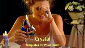  Presentation with crying heart - Beautiful PPT layouts featuring quarrel portrait crying female family backdrop and a tawny brown colored foreground