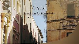  Presentation with old city of jerusalem - Audience pleasing PPT theme consisting of quarter aka casteddu e susu backdrop and a  colored foreground