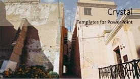  Presentation with quarter - Cool new presentation theme with quarter aka casteddu e susu backdrop and a  colored foreground