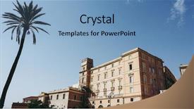  Presentation with quarter - Presentation theme with quarter aka casteddu e susu background and a  colored foreground